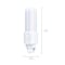 Satco 5.5 Watt PLC LED 27K/3K/35K/4K CCT GX23 Base Omni Type A/B 120-277 Volt S29882 - alternate 4