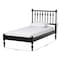 Baxton Studio Callison Spindle Platform Bed, Black, Twin 271-14730-ZORO - alternate 7