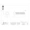 Red Head Large Diameter Tapcon Concrete Screw, 5/8" Dia., Hex, 6" L, Steel Zinc Plated, 10 PK LDT-5860 - alternate 3