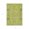 Homeroots 8' X 10' Artichoke Green And Fern Green Oriental Washable Indoor Outdoor Area Rug 582053 - alternate 7
