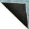Homeroots 8' Teal Blue And Ivory Round Geometric Washable Indoor Outdoor Area Rug 583392 - alternate 7