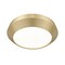 Z-Lite Quasars Modern Gold 1 Light Flush Mount 7701F12-MGLD-LED - alternate 5