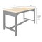 Diversified Spaces Fab Lab Workbench, Top 72"x36" Maple Top AMS7236LNNS - alternate 2