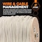 Xpose Safety White Trickline Rope, 1/8 in x 300 ft, Heavy Duty, Theatre, Stage, Rigging & Utility Use WTL-300-X - alternate 6