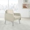 Office Star Armchair, Beige Seat, Beige Back, 26 in W 26 3/4 in L 33 1/2 in H, Polyurethane Seat SL5601-PD28 - alternate 6