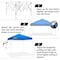 King Canopy Slant Leg 10ftx10ft Instant Pop Up Tent, Guy Ropes and Stakes, Blue SLANT10-BL - alternate 3