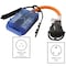 Ac Works Power Strip Cord, STW, 5-15/20R, TT-30P, 1.5 ft., Orange TTCBF520 - alternate 6