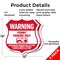Signmission No Parking Without Permit Shield Sign Wa, 12 inch X 12 inch, Aluminum Metal Sign, 2PK SHI-A-2PACK-12-398 - alternate 4