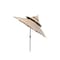 Living Accents Pagoda 9 ft. Tiltable Taupe Patio Umbrella YQ106BK-TP - alternate 6