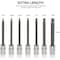 Neiko 3/8'' Dr. Extra-Long Ball-End Hex-Bit Socket Set, SAE Sockets 10244A - alternate 5