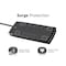Monoprice Outlet Strip, Surge, 5-15R, 5-15P, 10 ft., Black 15870 - alternate 4
