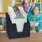 Acrimet 5 Section Incline File Sorter Desk Organizer Rack for Office Desktop Plastic Black Color 225.1 - alternate 6