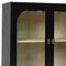 Homeroots 31in Black Wood Accent Cabinet With Two Doors 716318 - alternate 6