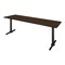 Regency Cain T-Base Training Seminar Table, 84 in W, 24 in L, Neo Walnut MTRCT8424NW - alternate 1