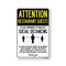Signmission PSA, Restaurant Guests Practice Social Distancing, 10in X 7in Rigid Plastic, OS-NS-P-710-25409 OS-NS-P-710-25409 - alternate 1