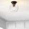 Jonathan Y Atlas 7.75" Metal/Glass LED Flush Mount, Oil Rubbed Bronze JYL7443A - alternate 5