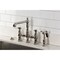 Kingston Brass Bridge Kitchen Faucet with Brass Sprayer, Polished Nickel KS7276BPLBS - alternate 4