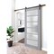 Sartodoors Sturdy Barn Door Grey Solid Core Modern Interior VEREGIO7602BD-B-GRE-18 - alternate 1