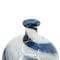 Homeroots 9" Blue And White Bud Glass Table Vase 574248 - alternate 5