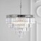 Jonathan Y Wyatt 20" 4-Light Crystal LED Chandelier, Polished Nickel/ Clear JYL9007A - alternate 9