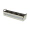 Homeroots 19" Antiqued White Solid Wood And Metal Box 487959 - alternate 1