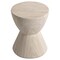Leisuremod Loft Modern Fiberstone Hourglass Side Table, Weather-Resistant, Fully Assembled LST14SM - alternate 5