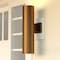 Vaxcel Chiasso 2-Light Warm Brass Outdoor Wall Sconce Aluminum Shade Wall Mount Fixture T0789 - alternate 8