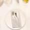 Smarty Had A Party Gold Plastic Cutlery White Pocket Napkin Set - Napkins, Forks, Knives, Spoons (70 Guests), 280PK 770-G-CASE - alternate 6