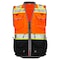 Dome75 OMNI Series Black Bottom Solid Front Heavy-Duty Utility Vest with MUL System & ProPocket MD OV8725 - alternate 1