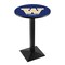 Holland Bar Stool Co 42" Blk Wrinkle Washington Pub Table, 36" dia. Top L217B4236WashUn - alternate 1