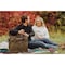 Picnic Time Family Of Brands Somm 12 Bottle Insulated Wine Bag with Rolling Cart, Khaki Green with Brown Accents 664-12-140-000-0 - alternate 6