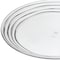 Homeroots Clear Four Piece Round Swirl Acrylic Service For Four Dinner Plate Set 520897 - alternate 6