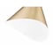 Z-Lite Aria 1 Light Pendant, Modern Gold/Modern Gold & Inner White, 18 In W x 16 In H 1952P18-MGLD - alternate 5