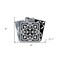 Homeroots 4" X 4" Black White and Gray Mosaic Peel and Stick Tiles 399870 - alternate 4