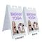 Signmission Bikram Yoga, A-Frame & 2 Decals Installed, Heavy-Duty Plastic Frame SBHD-D-2436-Bikram Yoga - alternate 5