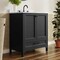 Flash Furniture Haven 30in. Vanity w/Sink, Storage Cabinet w/Blk Hardware, Bottom Drawer, Marble Countertop, Blk FS-BN-4-30-KD-BK-HDBLK-GG - alternate 7