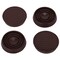 Prosource Caster Furniture Glide, Rubber, Brown, Brown, 1-3/4 x 1-3/4 x 3/8 in Dimensions FE-S708-PS - alternate 1