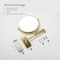 Kibi Wall Mount Magnifying Make Up Mirror - Brushed Brass KMM100BB - alternate 9