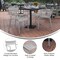 Flash Furniture Silver All-Weather Steel Dining Chair, 4PK 4-XU-CH-10318-ARM-SIL-GG - alternate 11
