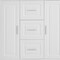 Homeroots 59" White Wood Lighted Three Drawer Dresser 714269 - alternate 4