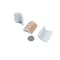 Apollo Tile Lucenza 2x2 in. Clay Beige Matte Recycled Glass Corner L-shape Tile (2.8 sq ft/case) 96PK APLGIO88CLACORA - alternate 7