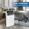 Edendirect 10,000 BTU Portable Air Conditioner Cools 300 sq. ft. Dehumidifier, 3 Fan Speeds & Smart Control ZR-SPF1-10CWF - alternate 6