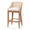 Bali & Pari Jasper Woven Seagrass Bar Stool, White Wash 265-14532-ZORO - alternate 5