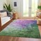 Homeroots 10' X 14' Purple Olive Green And Silver Abstract Washable Indoor Outdoor Area Rug 617370 - alternate 6