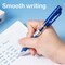 Deli Retractable Gel Pen 0.5mm, Blue Ink, Soft Grip, 12PK EQ10430 - alternate 3