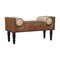 Homeroots 36in Brown Solid Wood Storage Bench With Cabinet 718245 - alternate 8