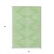Homeroots 8' X 10' Mint Green And Ivory Geometric Washable Indoor Outdoor Area Rug 598595 - alternate 8