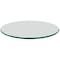 Fab Glass And Mirror 30in in Round Glass Table Top 3/4in Thick Tempered Ogee Polish, 30inch, Clear, Wall Mirror 30RD19MMOGTE - alternate 1