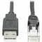 Eaton EATON USB-A To Rj45 Rollover Console Cable M/m, Cisco Compatible, 250 Kbps, 6 Ft. U009-006-RJ45-X - alternate 1