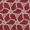 Homeroots 10' X 14' Burgundy And Gold Geometric Washable Indoor Outdoor Area Rug 613475 - alternate 6